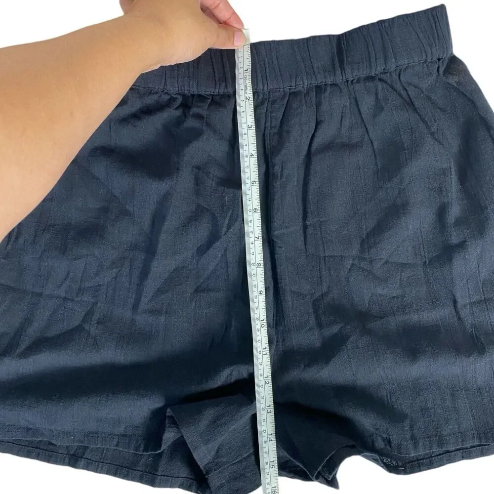 Women’s Asos‎ Design Black Shorts With Pockets Size 8 WP326